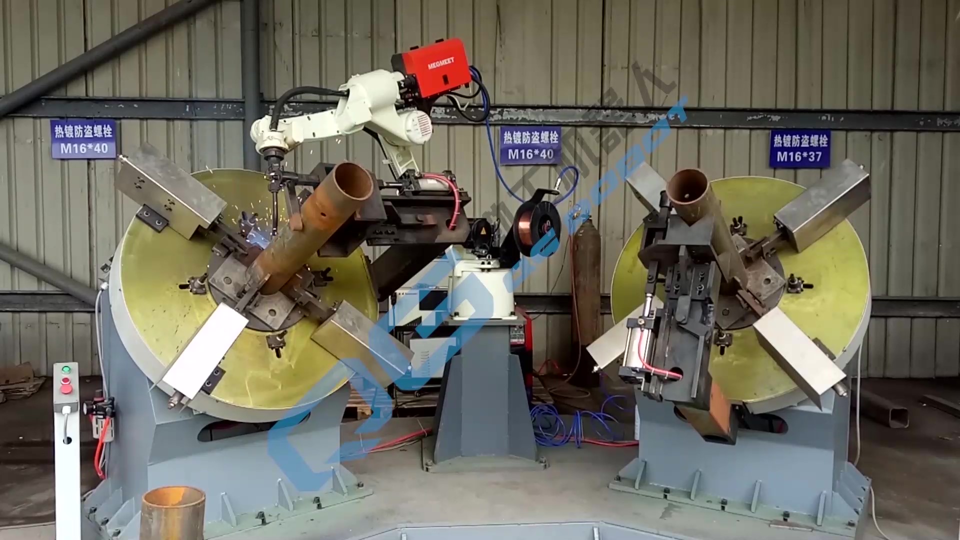 高速立柱自動(dòng)化焊接